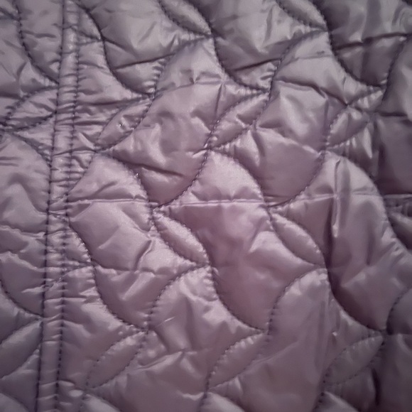 Larry Levine Womens Lightweight Quilted Textured Black Mid-length Puffer SzS - Picture 2 of 14